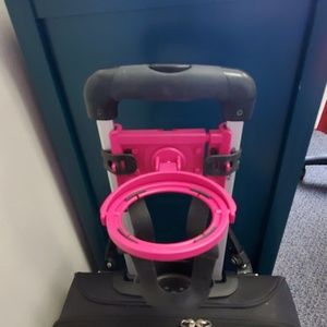 Drink holder for travel or work bags